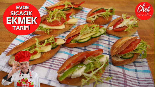 EVDE MİNİK SICACIK EKMEK TARİFİ - Kahvaltılık Tarifler OKTAY USTA'DAN