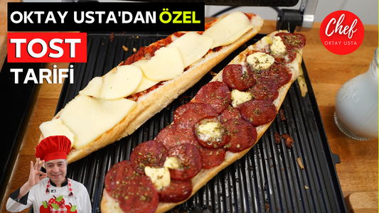 ÖYLE LEZZETLİ BİR TOST OLDU Kİ :) SALÇALI SUCUKLU YUMURTALI TOST