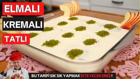 Yumuşacık Elmalı Kremalı Tatlı 🍎 Dilim Dilim Mükemmel Lezzet - Sütlü Tatlılar 👨🍳 Chef Oktay Usta