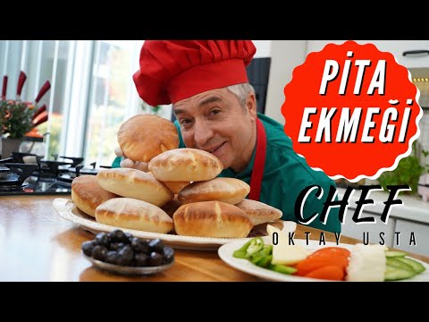 Fırında 10 dk Hazır❗️Balon gibi kabaran pişen leziz Pita Ekmeği 🥯