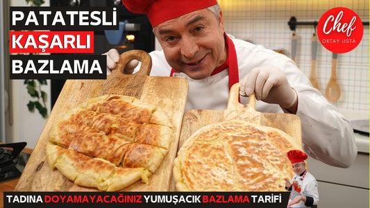 OKTAY USTA'DAN Yumuşacık Patatesli Peynirli Bazlama Tarifi🌟 Tavada Nefis BAYILACAKSINIZ👌🏼 Chef Oktay Usta