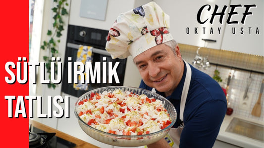 Aşırı Pratik Sütlü İrmik Tatlısı 🌟 Un ve Yumurta Yok ❗️