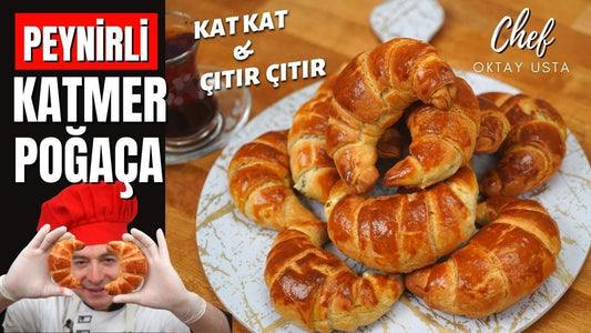 OKTAY USTA'DAN PEYNIRLI KATMER POĞAÇA TARIFI