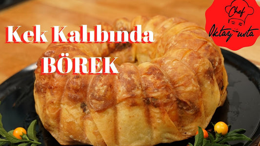En Pratik BÖREK Tarifi 👨🍳 Sadece 3 Yufka ile ❗️Kek Kalıbında Börek 💯 Chef Oktay Usta