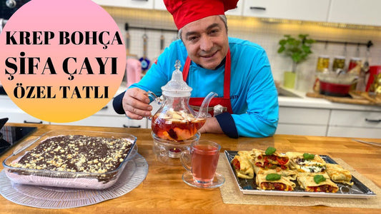 Canlı❗️10 dk'da Fırın Yok! Bebe Bisküvili Nefis Tatlı🌟Kahvaltılık Krep Bohçası👨🍳 Chef Oktay Usta