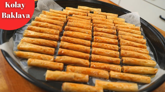 Pratik ve Lezzetli Çıtır Rulo Baklava Tarifi ❗️ Bu Lezzete Bayılacaksınız 👨🍳 Chef Oktay Usta