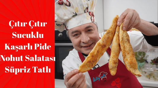 OKTAY USTA İLE Çıtır Çıtır Sucuklu Kaşarlı Pide 👌🏻 Nohut Salatası 🌟 Havuçlu Lezzet Topları 👨🍳