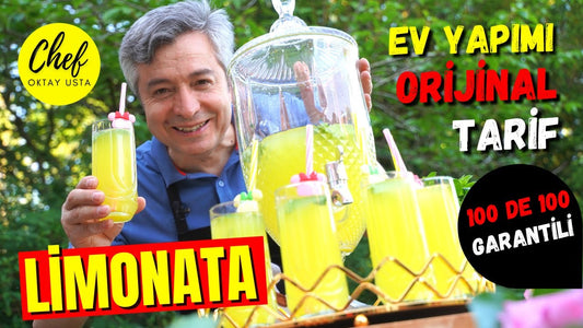 OKTAY USTA'DAN Ev Yapımı LİMONATA 🍋 | BUZ GİBİ İÇİNİZİ SERİNLETECEK LEZZET 🍋
