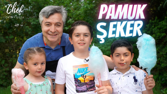 OKTAY USTA'DAN PAMUK ŞEKER YAPTIK ÇOK EĞLENDİK 🍭 Oktay Usta ve Konukları 🍭