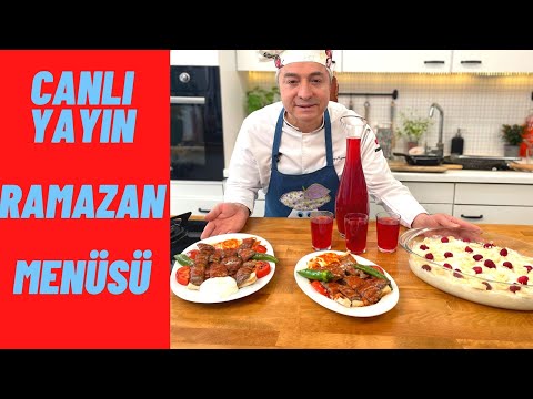 Canlı ❗️Ramazan Menüsü Kasede Güllaç 🌹| Pratik İskender Tarifi | Ramazan Şerbeti | Chef Oktay Usta